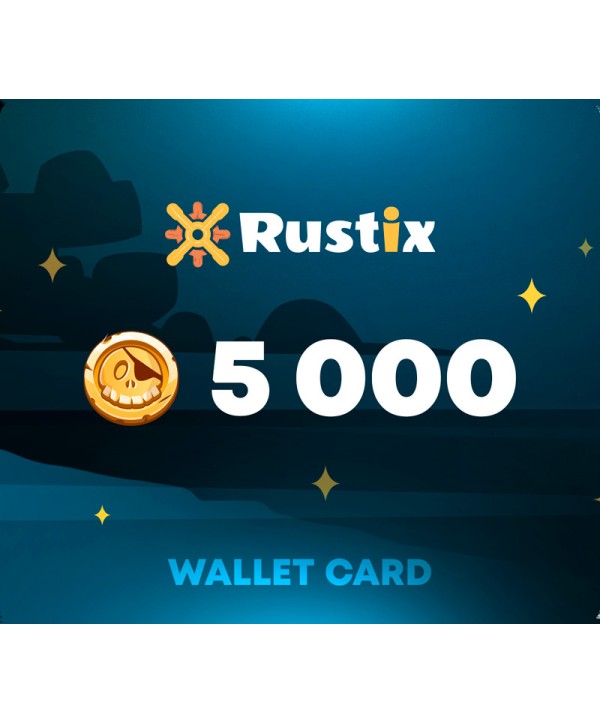 Rustix.io 50 USD Wallet Card Code Key GLOBAL